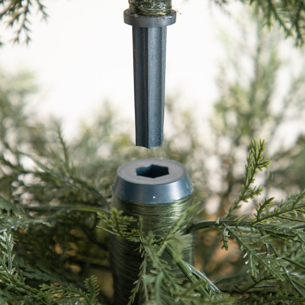 6’ Artificial Cedar Christmas Tree