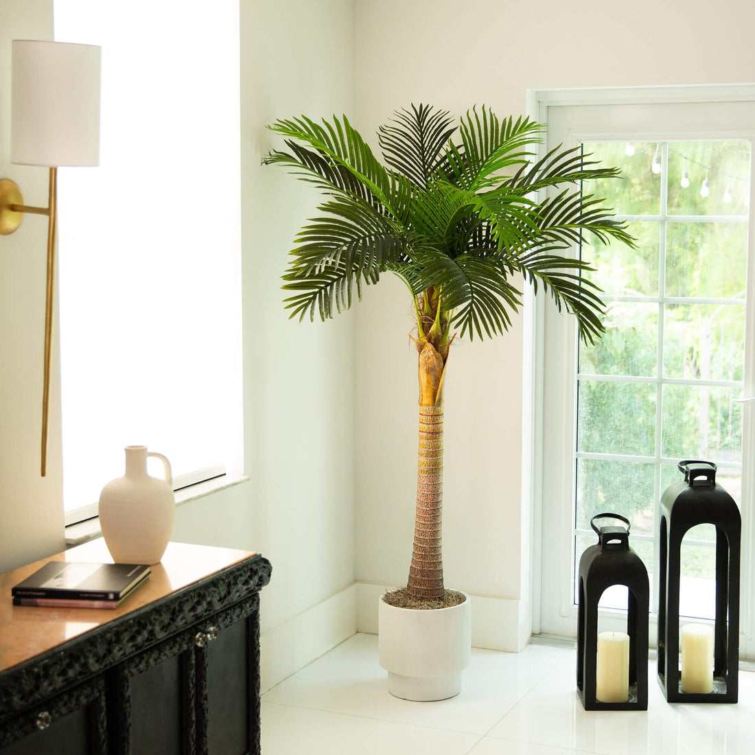 artificial coconut palm trees Nearly Natural 6 ft. Artificial Coconut Palm Tree