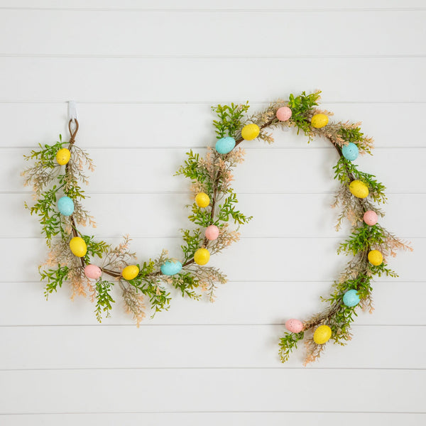 6' Artificial Easter Egg Garland