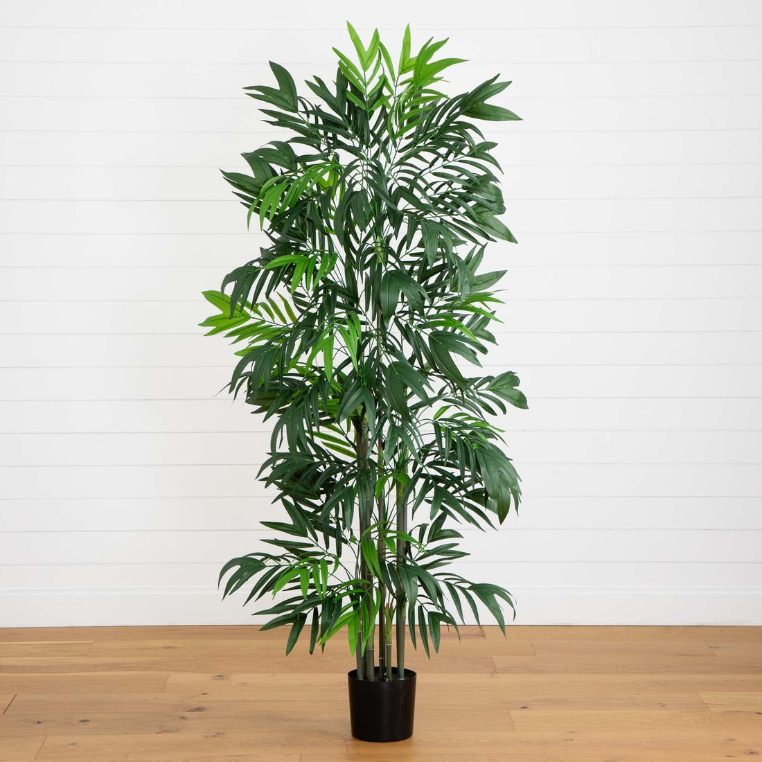 palm bamboo plants Nearly Natural 6 ft. Bamboo Palm Silk Tree
