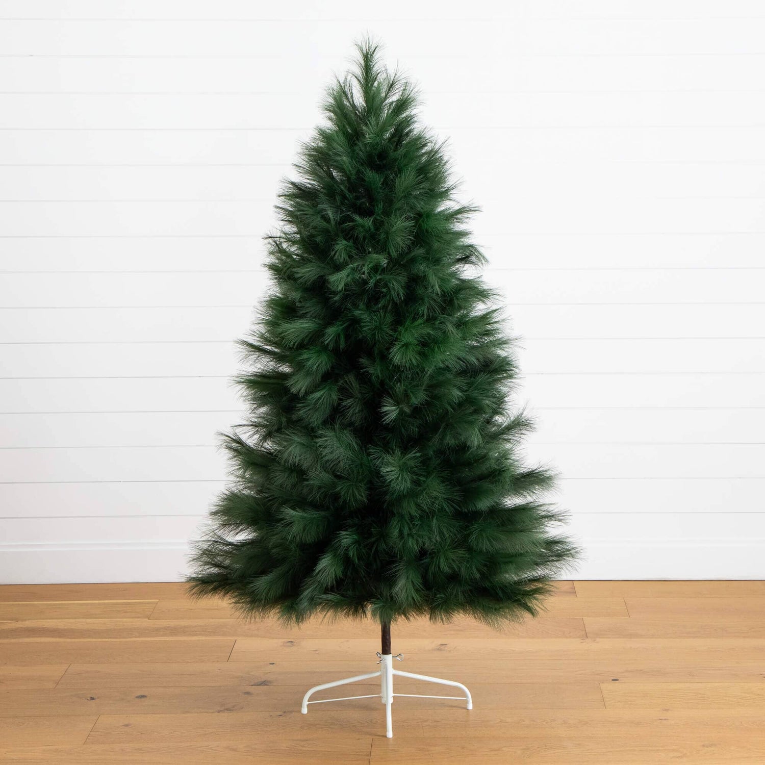 6' Artificial Green Pampas Grass Christmas Tree