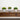 6" Artificial Mixed Button Pom Plant in Rustic Flowers & Garden Planter -Set of 3