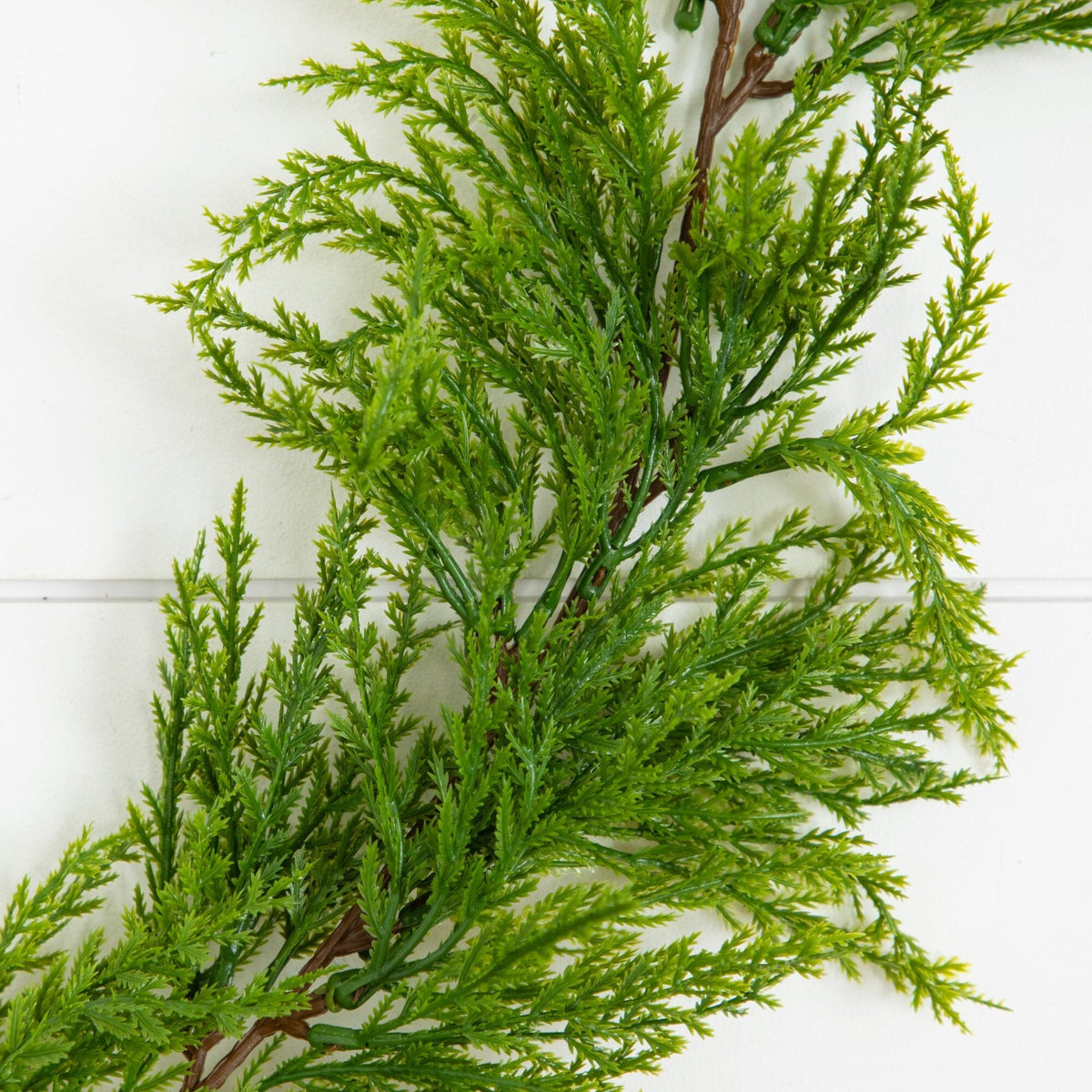 6' Artificial Real Touch Cedar Garland