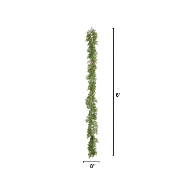 6' Artificial Real Touch Vine Garland