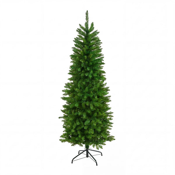 6’ Artificial Slim Green Mountain Pine Christmas Tree