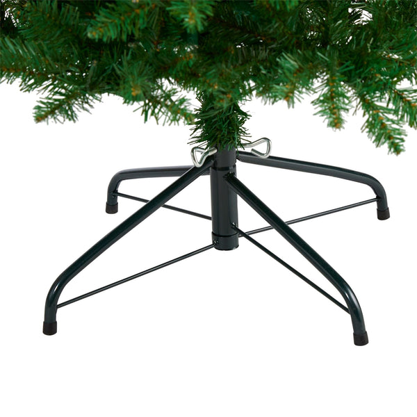 6’ Artificial Slim Green Mountain Pine Christmas Tree
