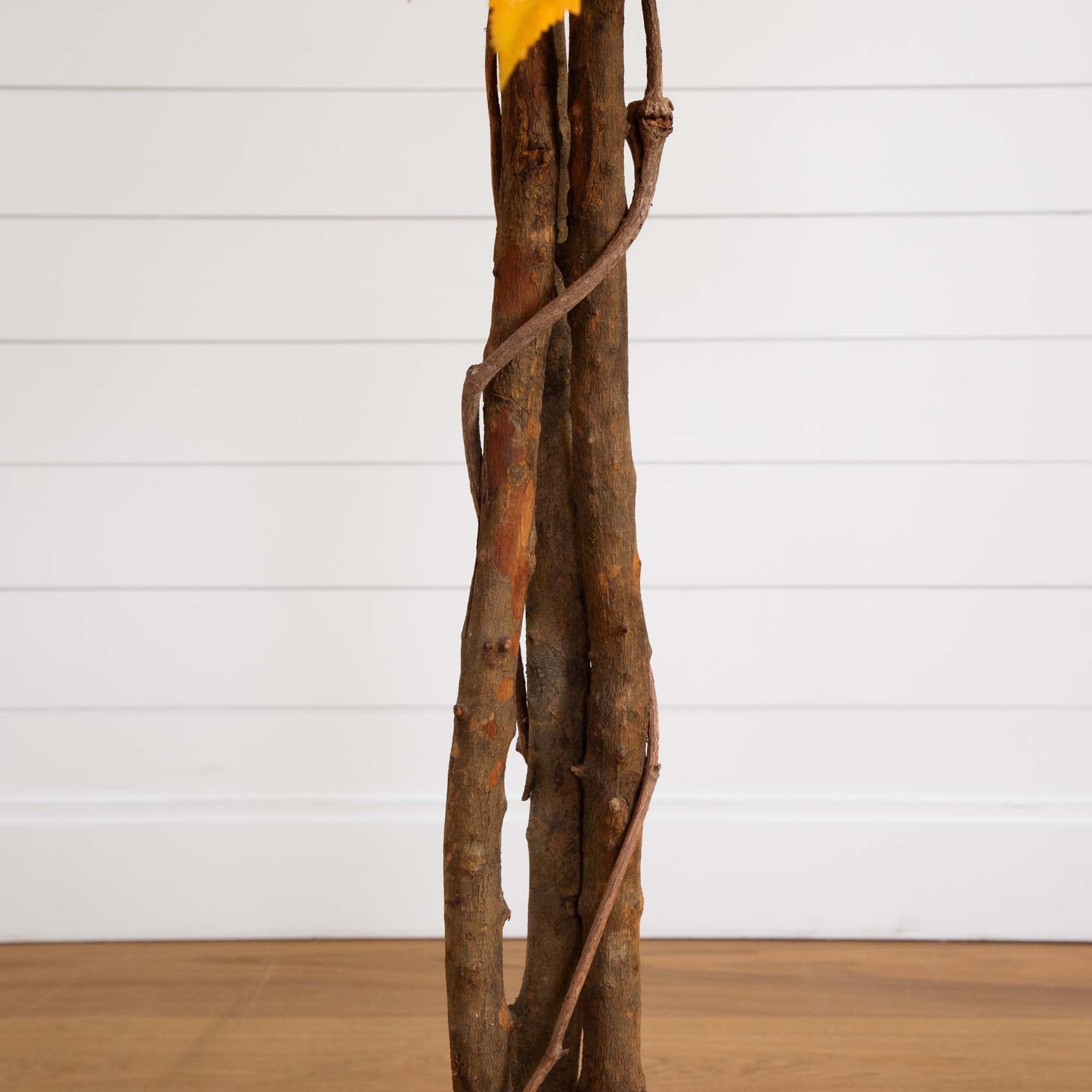 6’ Autumn Deluxe Maple Artificial Fall Tree | Nearly Natural