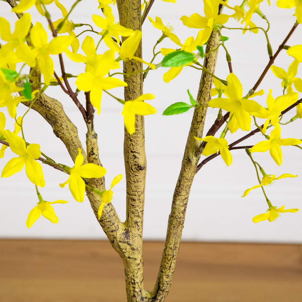 6' Artificial Forsythia Tree