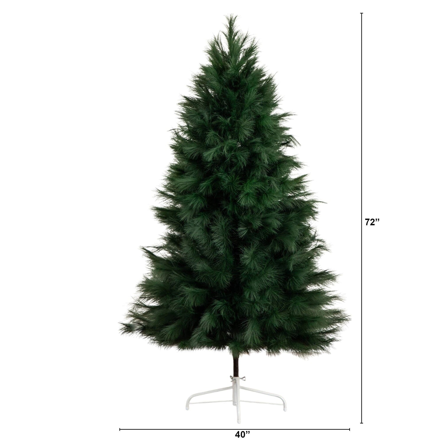 6' Artificial Green Pampas Grass Christmas Tree