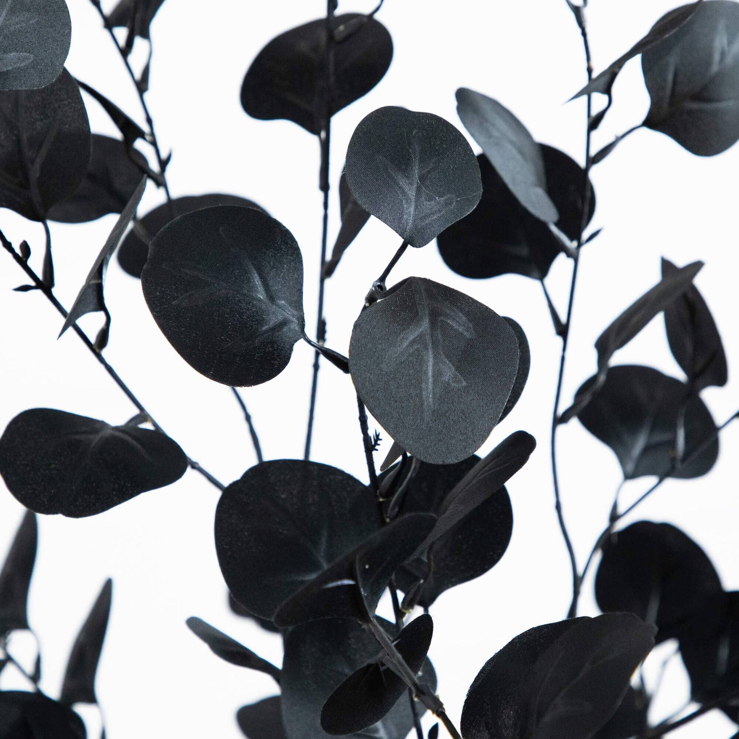 6' Artificial Halloween Black Eucalyptus Tree