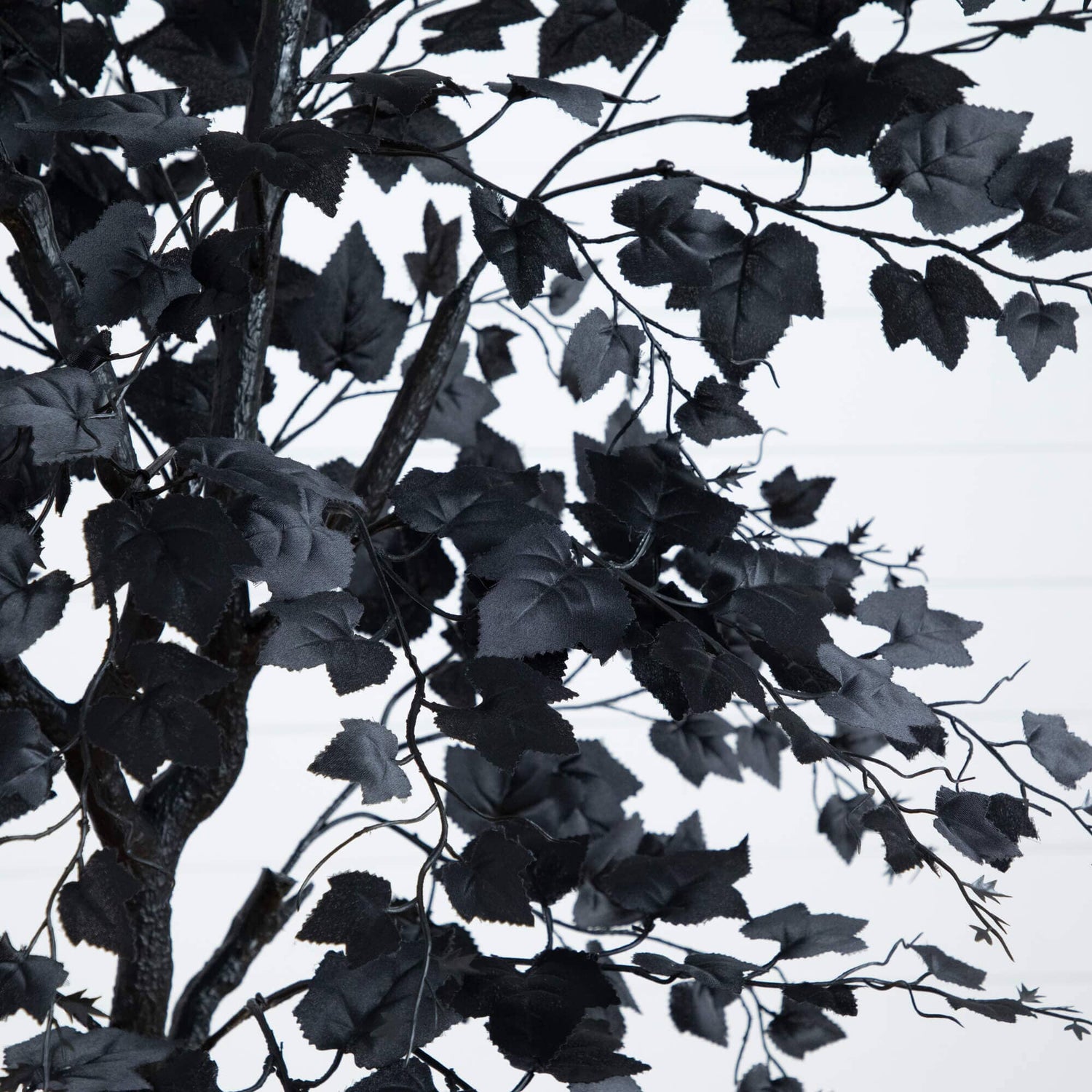 6' Artificial Halloween Black Maple Tree