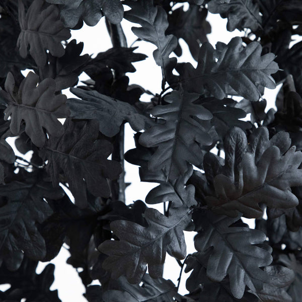 6' Artificial Halloween Black Oak Tree