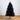 6' Artificial Halloween Black Pampas Grass Christmas Tree