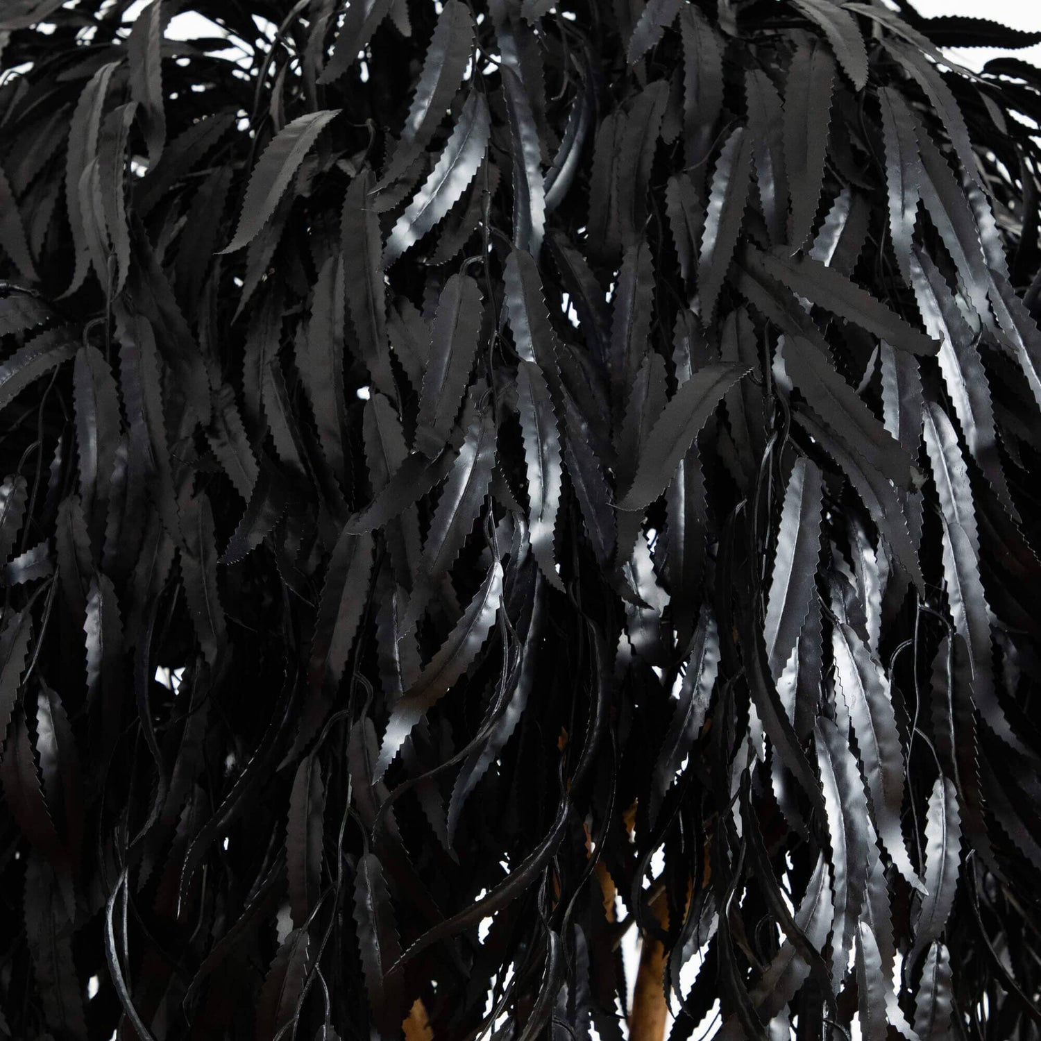 6' Artificial Halloween Black Willow Tree
