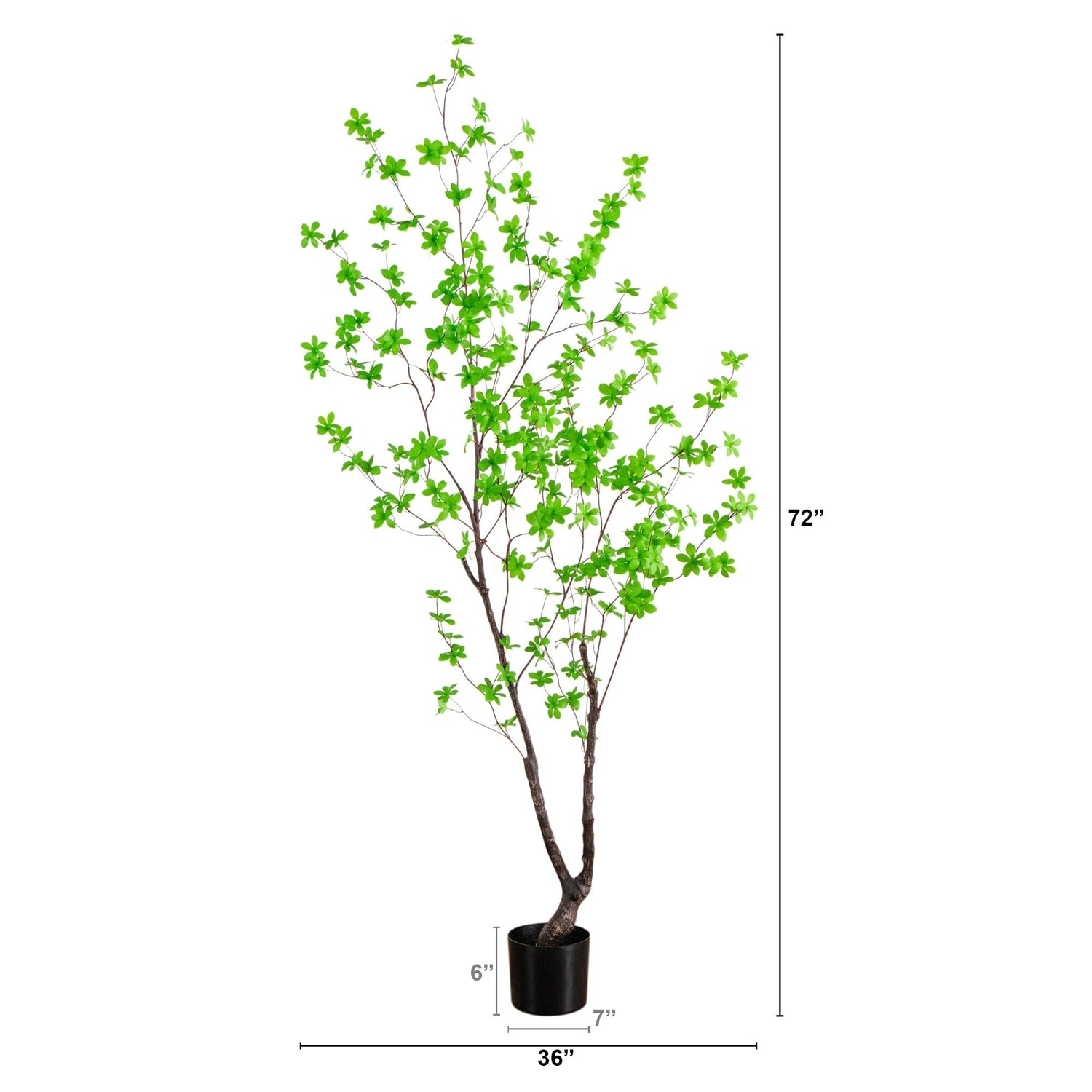 6' Artificial Minimalist Enkianthus Tree
