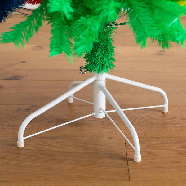 6' Artificial Rainbow Christmas Tree