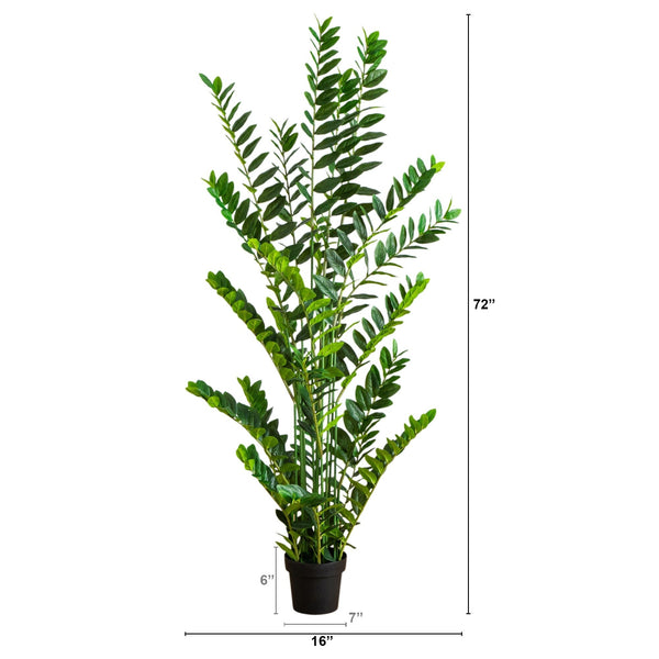 6' Artificial Zamioculcas Plant