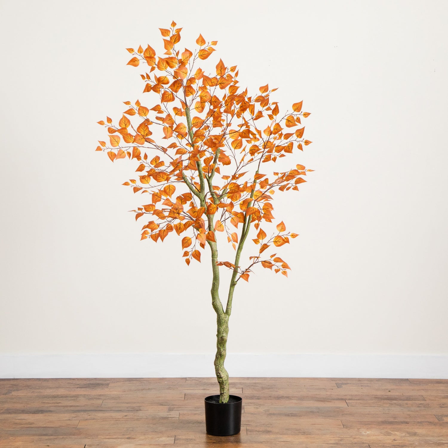6' Autumn Birch Leaf Artificial Fall Tree