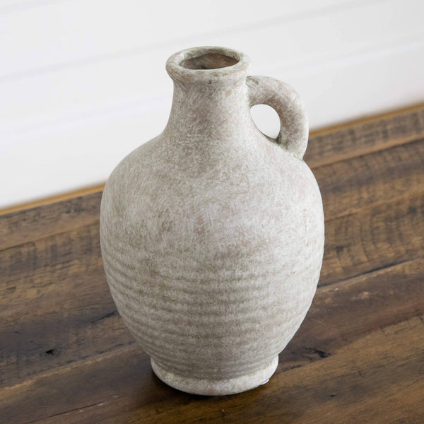 7" Natural Ceramic Jug