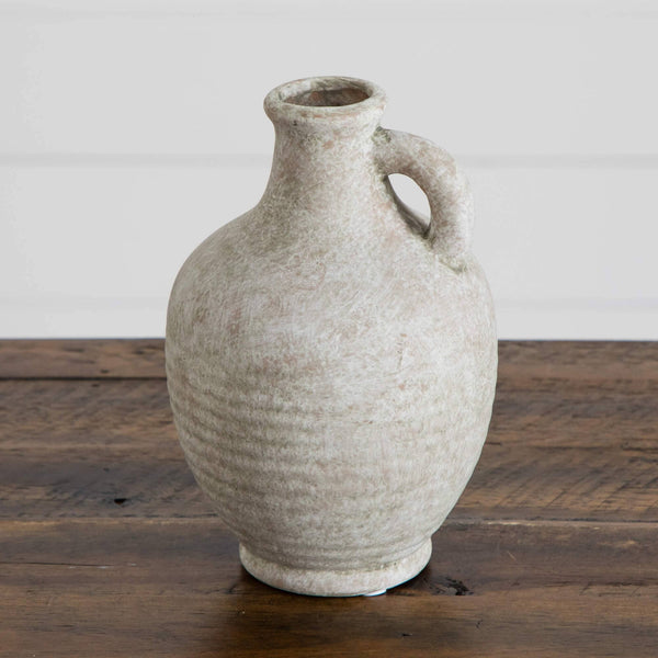 7" Natural Ceramic Jug