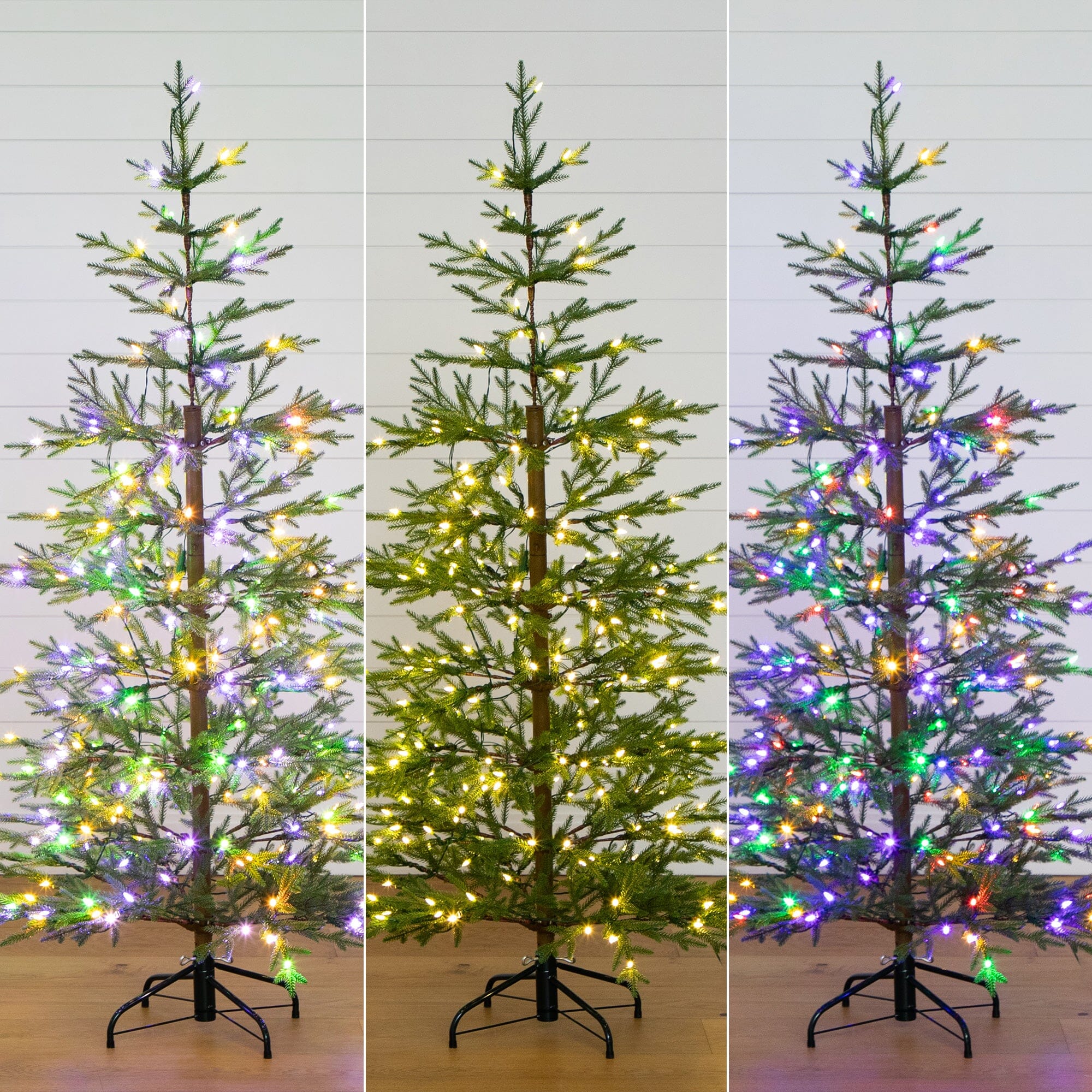 6’ PreLit Artificial Natural Fresh Cut Fir Christmas Tree with Instant