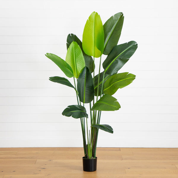 6’ UV Resistant Artificial Travelers Palm Tree (Indoor/Outdoor)