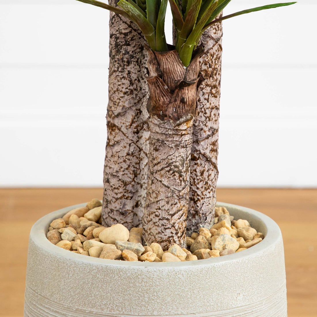 yucca cane planter 64” Yucca Artificial Tree in Sand Colored Planter