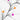 6.5’ Artificial Halloween Twig Garland with 57 Orange and Purple LED Lights
