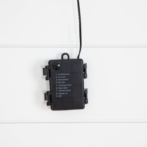 6.5’ Artificial Halloween Twig Garland with 57 Orange and Purple LED Lights