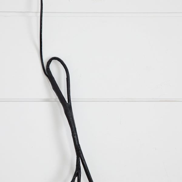 6.5’ Artificial Halloween Twig Garland with 57 Orange and Purple LED Lights