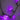6.5' Pre-Lit Artificial Halloween Black Twig Garland with 48 Purple LED Lights