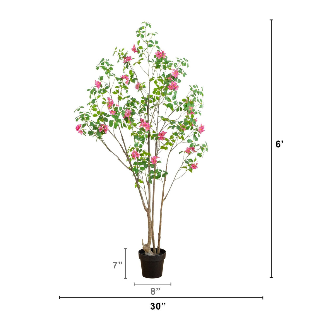 can you plant a dogwood tree in a pot 6' Artificial Dogwood Tree with Real Touch Leaves – Nearly Natural