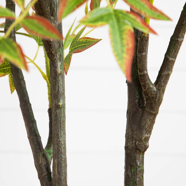 6' Autumn Nandina Artificial Fall Tree