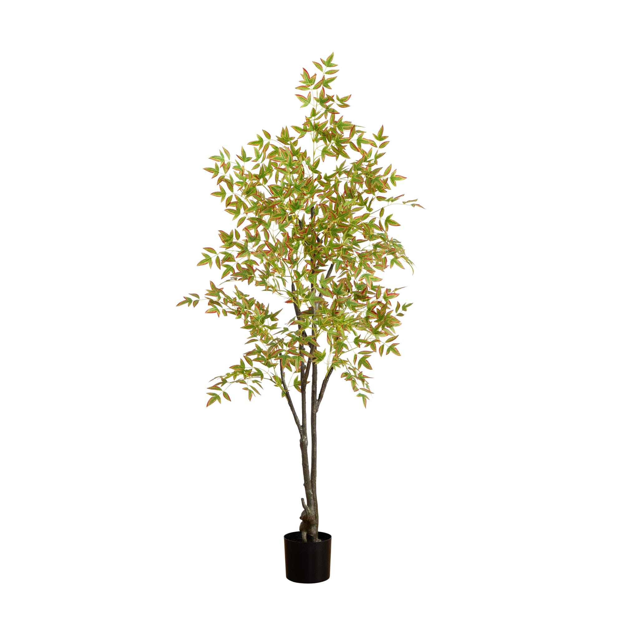 6ft. Autumn Nandina Artificial Fall Tree | Nearly Natural