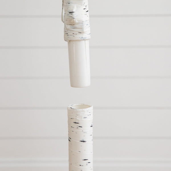 6' Pre-Lit Artificial Blooming Easter Egg Twig Tree with 24 Warm White LED Lights