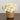 7” Artificial Cream Hydrangea Arrangement in Woven Basket