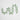 7’ Artificial Dieffenbachia Garland - Set of 24