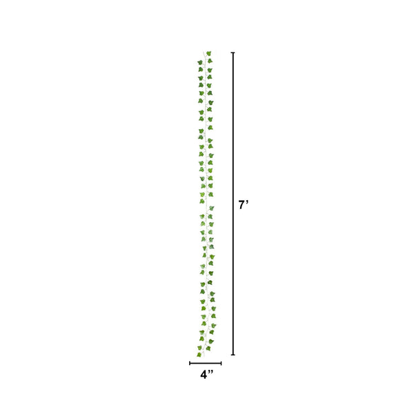 7’ Artificial Ivy Vine Garland - Set of 24