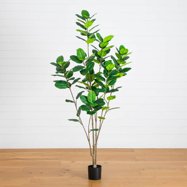 7' Artificial Minimalist Audrey Ficus Tree