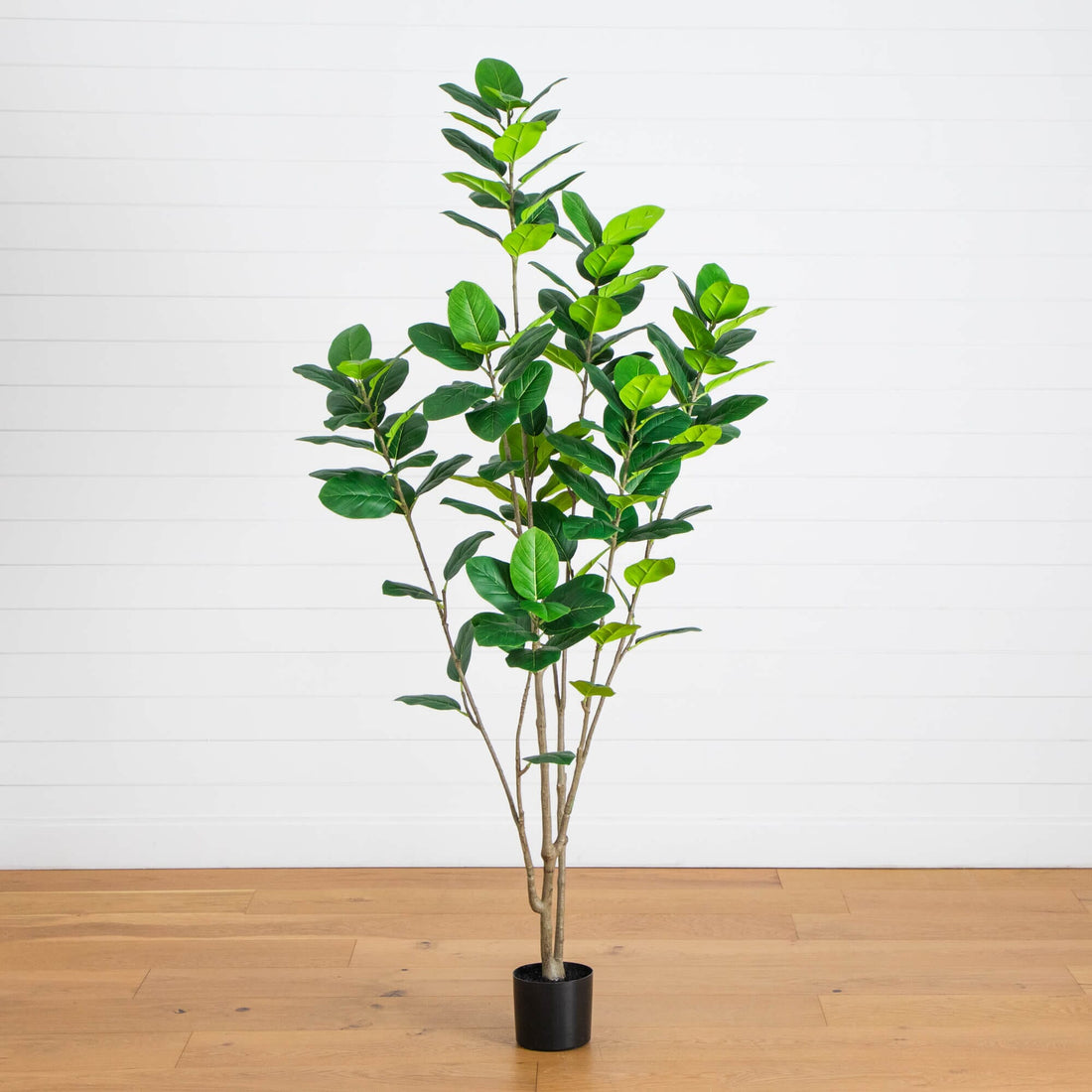Nearly Natural 7 ft. Artificial Minimalist Audrey Ficus Tree