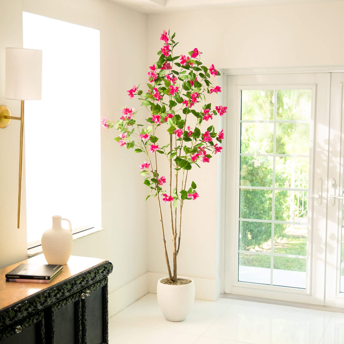 7' Artificial Minimalist Bougainvillea Tree