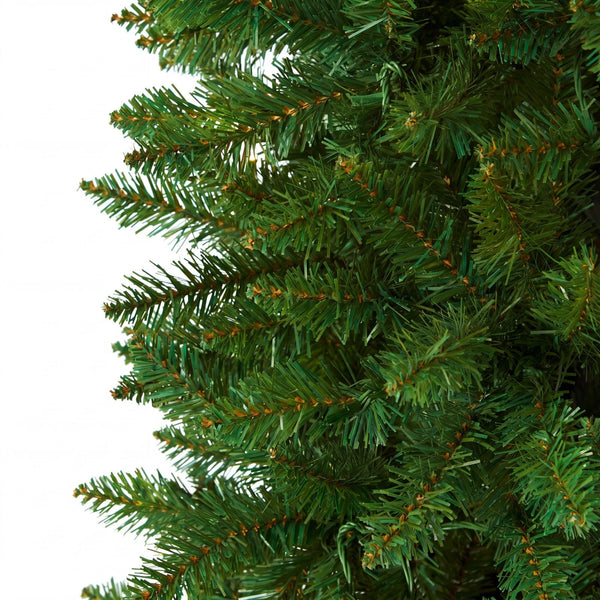 7’ Artificial Slim Green Mountain Pine Christmas Tree