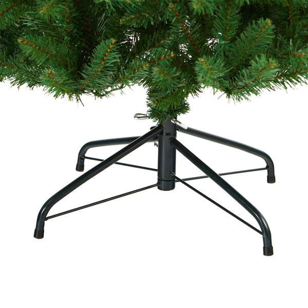 7’ Artificial Slim Green Mountain Pine Christmas Tree