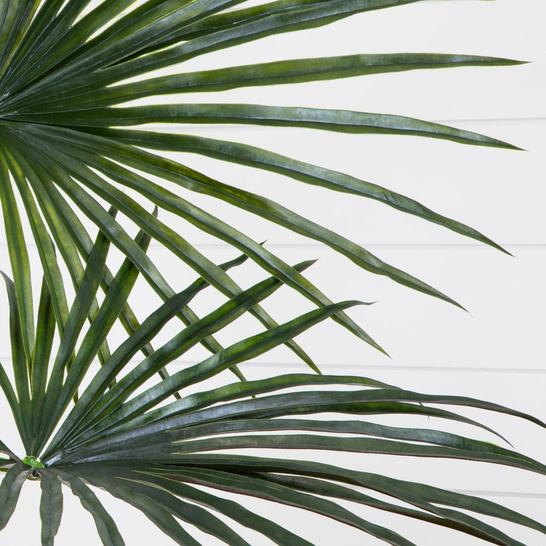 fan leaf palm plant Nearly Natural 7' Fan Palm Tree UV Resistant (indoor-outdoor)