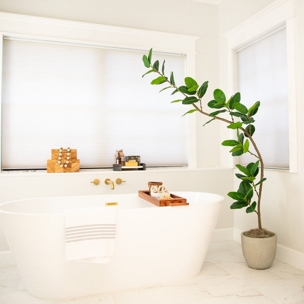 7' Artificial Curved Trunk Audrey Ficus Tree