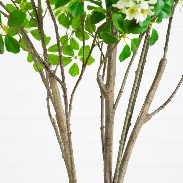 7' Artificial Dogwood Tree