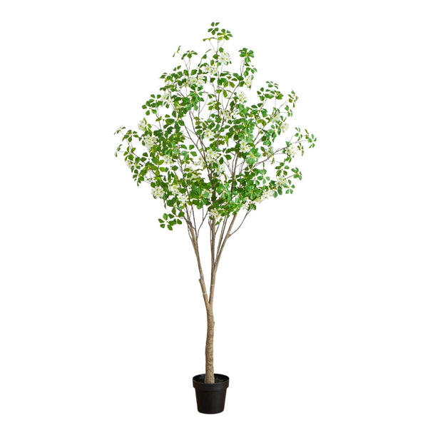 7' Artificial Dogwood Tree