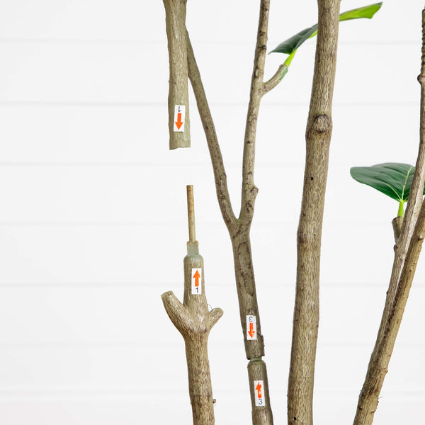 7' Artificial Minimalist Audrey Ficus Tree