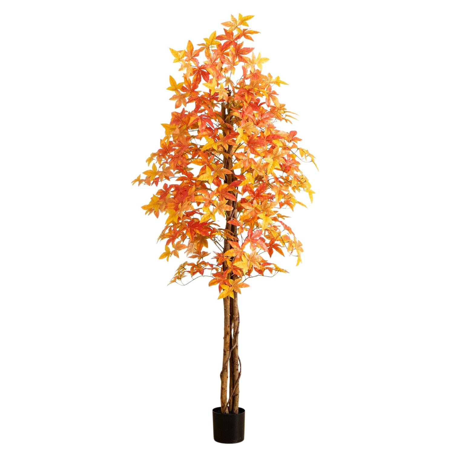 7' Autumn Deluxe Maple Artificial Fall Tree