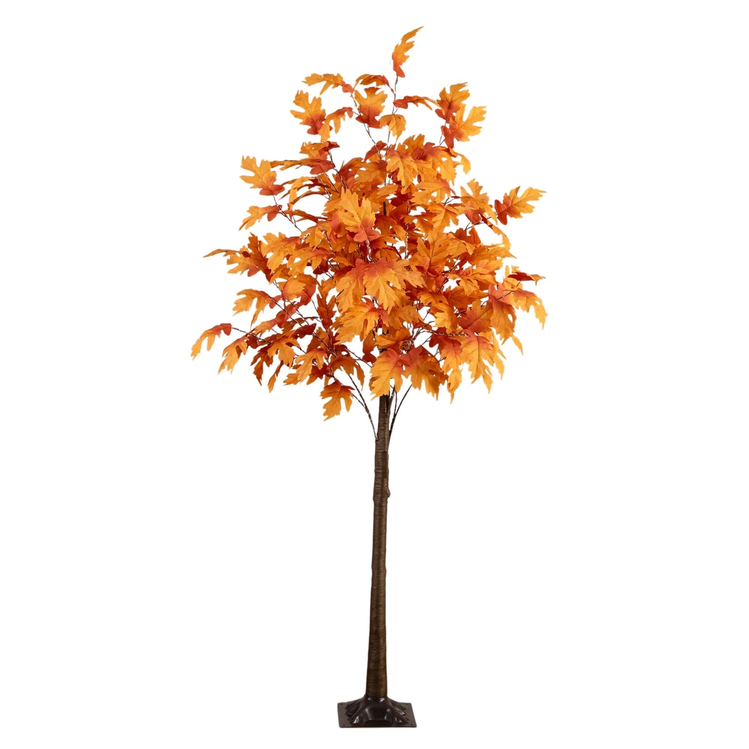 7' Pre-Lit Autumn Maple Artificial Fall Tree with 450 Warm White LED Lights